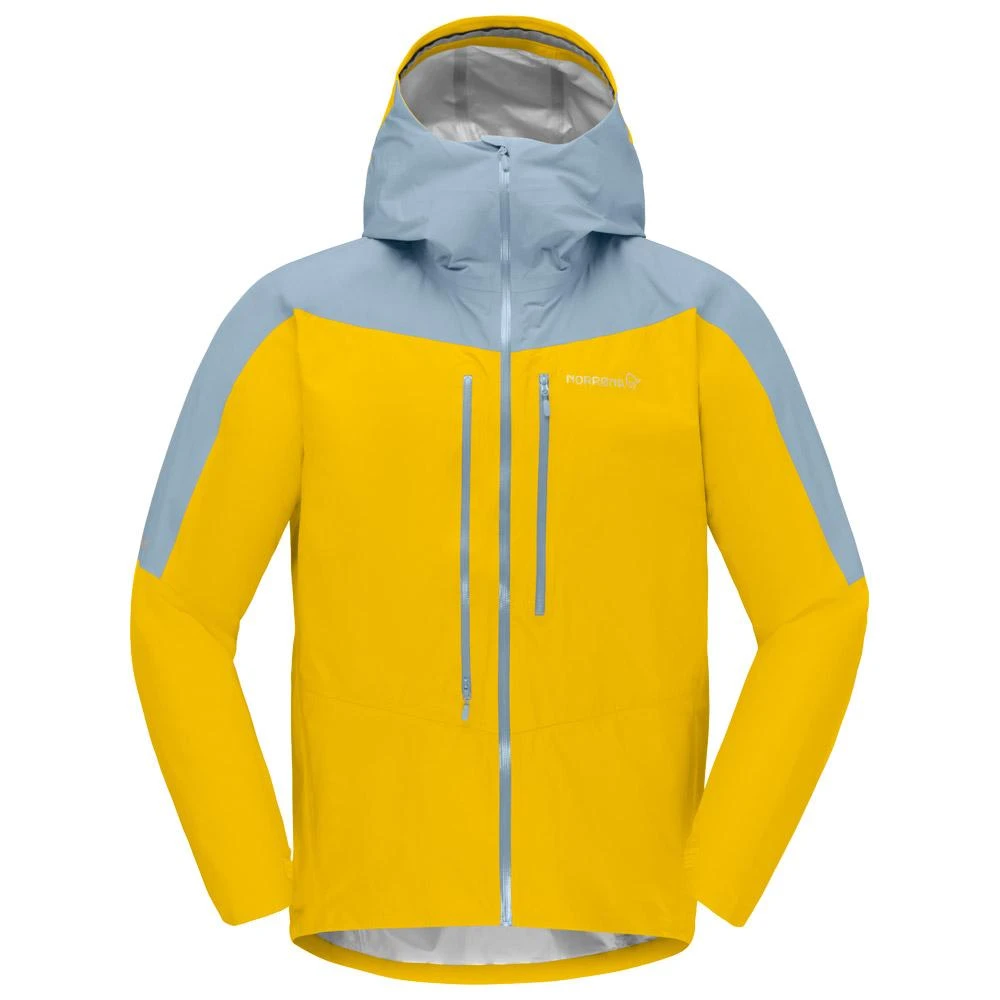 Giacca Da Trekking Norrona Falketind Gore-Tex Paclite Jkt M's Sulphur-Blue Fog 1 Giacca Da Trekking Norrona Falketind Gore-Tex Paclite Jkt M's Sulphur-Blue Fog