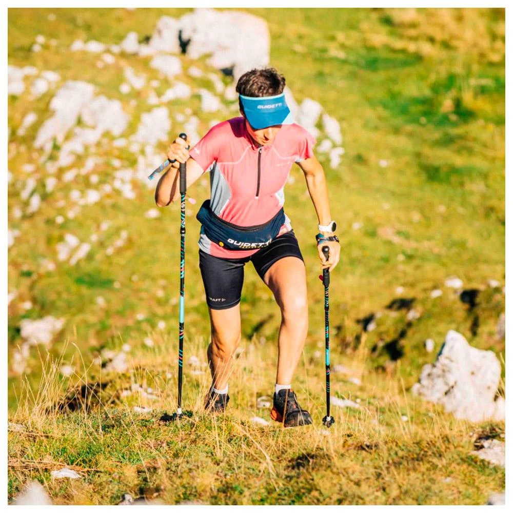 Bastoncini Guidetti Platinium Aero Carbone Pulse Noir Turquoise 8 Bastoncini Guidetti Platinium Aero Carbone Pulse Noir Turquoise - immagine 8