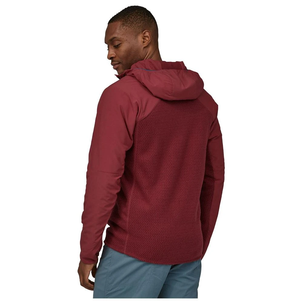 Giacca Da Trekking Patagonia M Nano-Air Light Hybrid Hoody Wax Red 3 Giacca Da Trekking Patagonia M Nano-Air Light Hybrid Hoody Wax Red - immagine 3