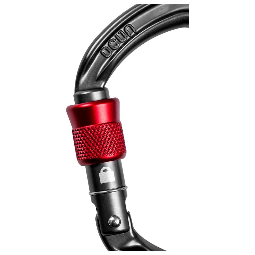 Moschettoni Ocun Hawk Screw Anthracite 2 Moschettoni Ocun Hawk Screw Anthracite - immagine 2