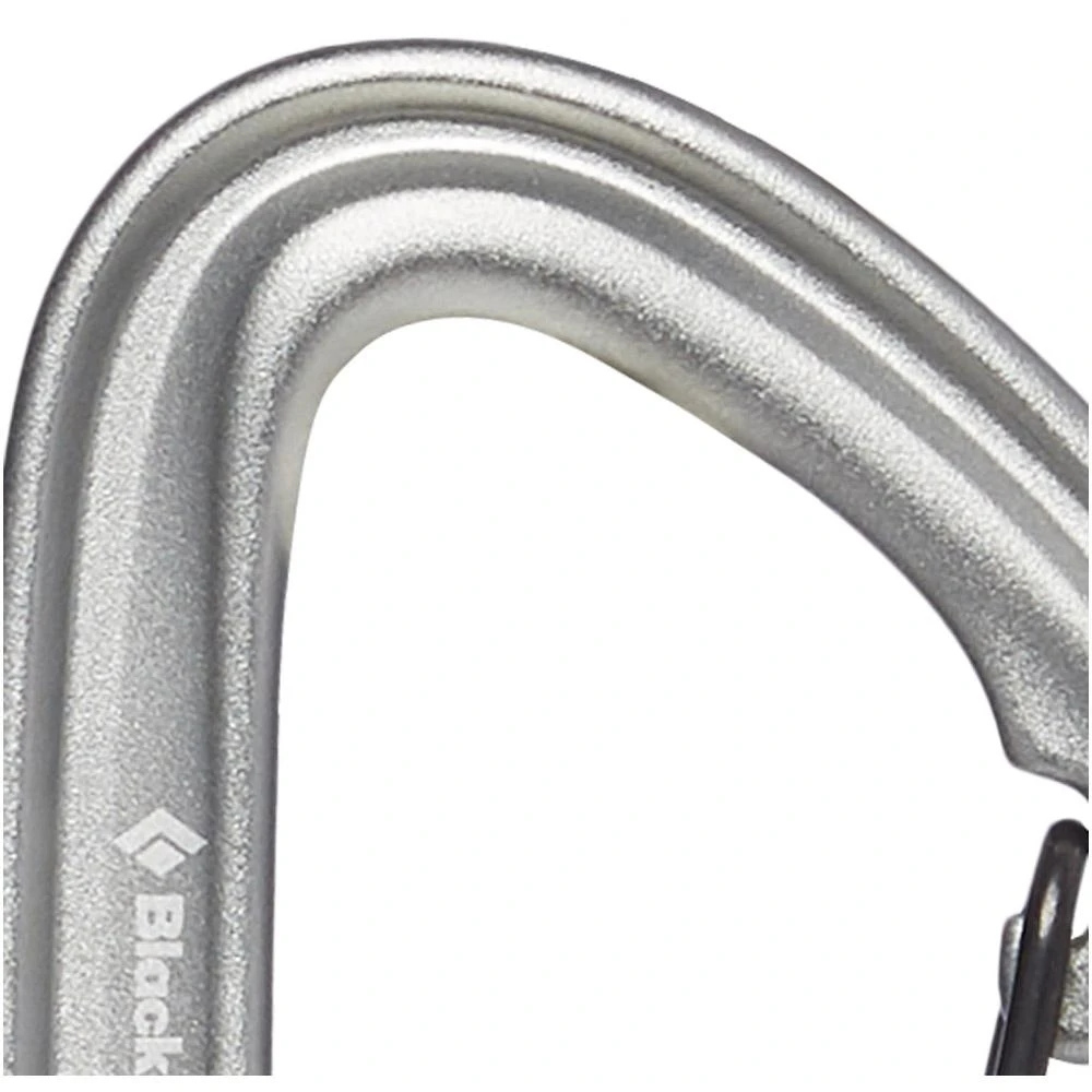 Moschettoni Black Diamond Litewire Carabiner Gray 2 Moschettoni Black Diamond Litewire Carabiner Gray - immagine 2