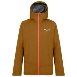 Giacca Da Trekking Salewa Puez Gore-Tex Paclite Jkt W Golden Brown