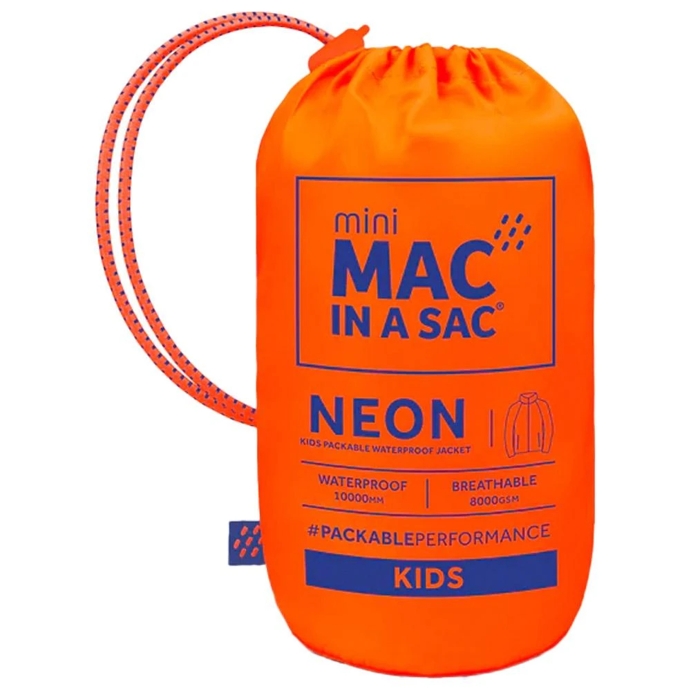 Poncho Da Pioggia MAC IN A SAC Mias Mini Neon Orange 9 Poncho Da Pioggia MAC IN A SAC Mias Mini Neon Orange - immagine 9