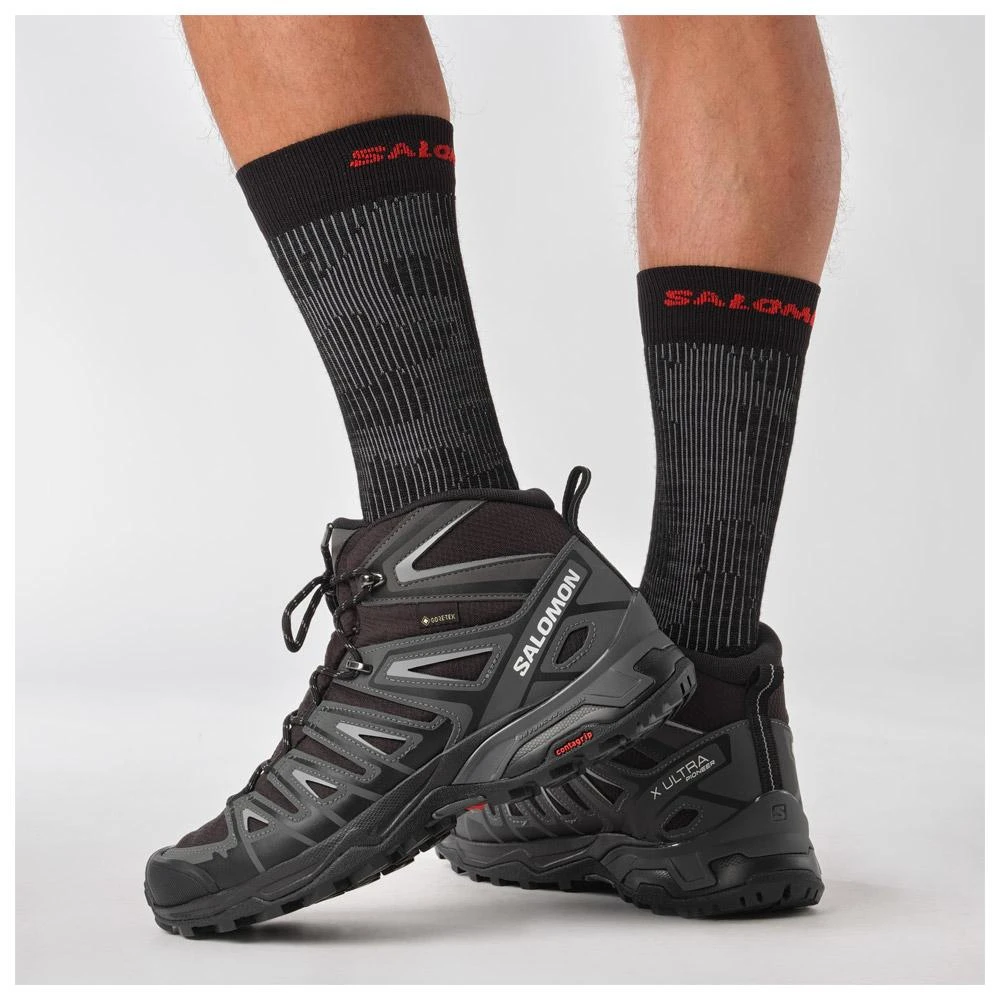Scarpe Escursionismo Salomon X Ultra Pioneer Mid Gtx Black Magnet Monument 7 Scarpe Escursionismo Salomon X Ultra Pioneer Mid Gtx Black Magnet Monument - immagine 7