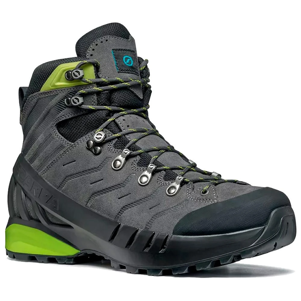 Scarpe Escursionismo Scarpa Cyclone S Gtx Shark Lime 1 Scarpe Escursionismo Scarpa Cyclone S Gtx Shark Lime