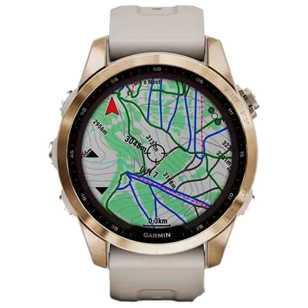 Orologi GPS Garmin Fenix 7S Sapphire Solar Edition Cream Light Gold Titan 7 Orologi GPS Garmin Fenix 7S Sapphire Solar Edition Cream Light Gold Titan - immagine 7