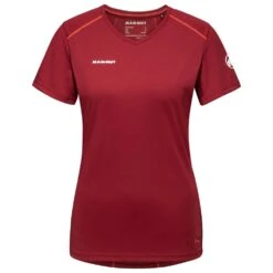 Maglietta Da Trail Mammut Sertig W Blood Red/Hot Red