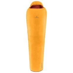 Sacchi A Pelo Ferrino Lightech 1000 Duvet Rds Down Recycled Fabric Jaune