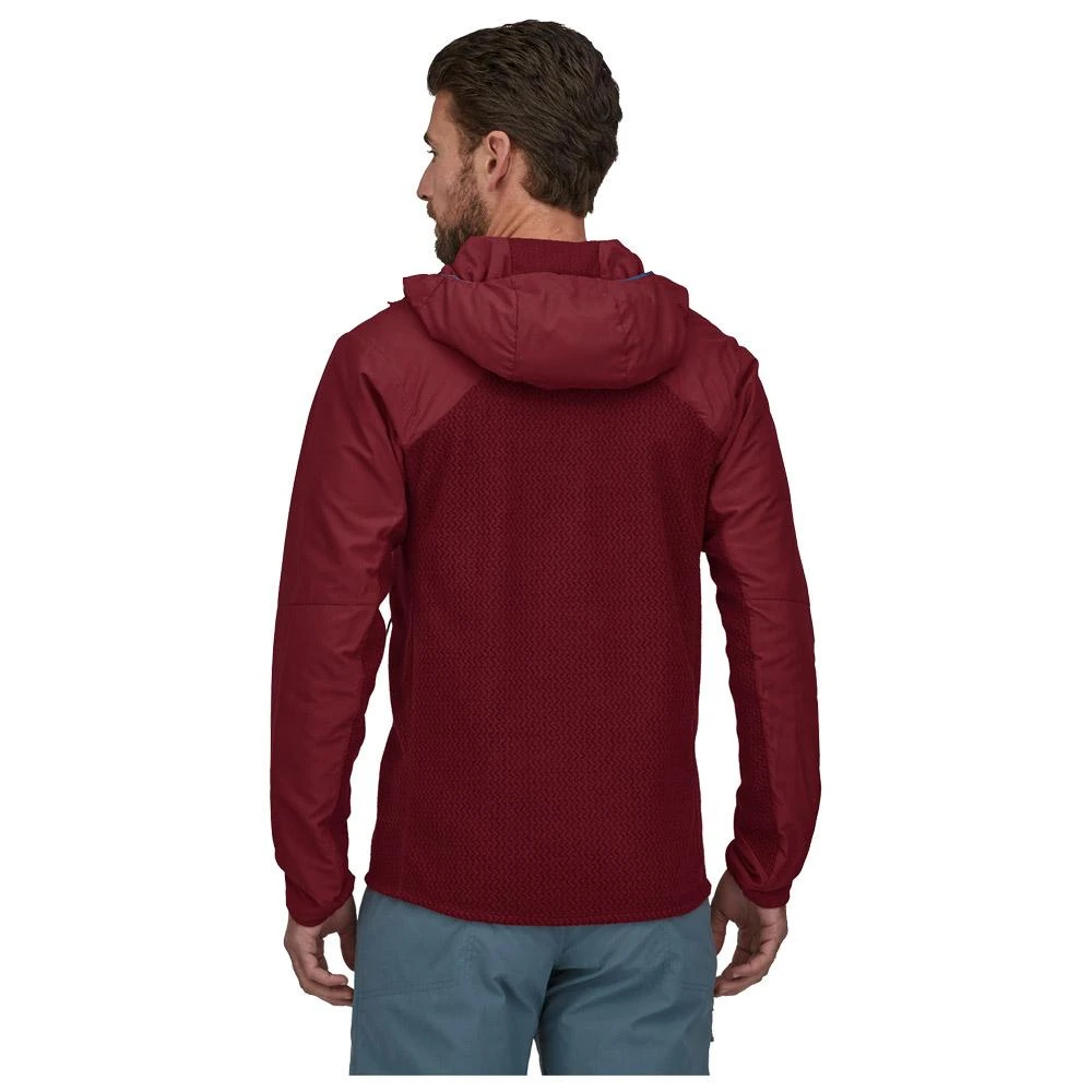 Giacca Da Trekking Patagonia M Nano-Air Light Hybrid Hoody Wax Red 5 Giacca Da Trekking Patagonia M Nano-Air Light Hybrid Hoody Wax Red - immagine 5