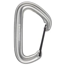 Moschettoni Black Diamond Litewire Carabiner Gray