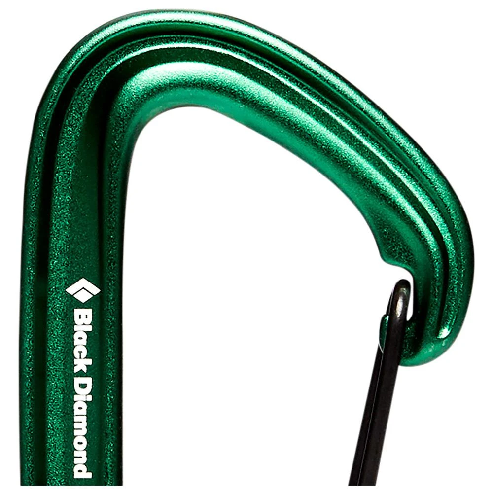 Moschettoni Black Diamond Litewire Carabiner Green 2 Moschettoni Black Diamond Litewire Carabiner Green - immagine 2