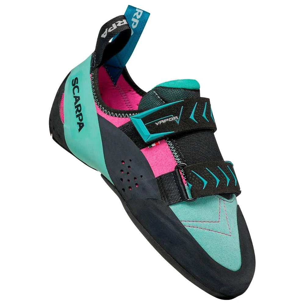 Scarpette Arrampicata Scarpa Vapor V Women's Dahlia Aqua 1 Scarpette Arrampicata Scarpa Vapor V Women's Dahlia Aqua