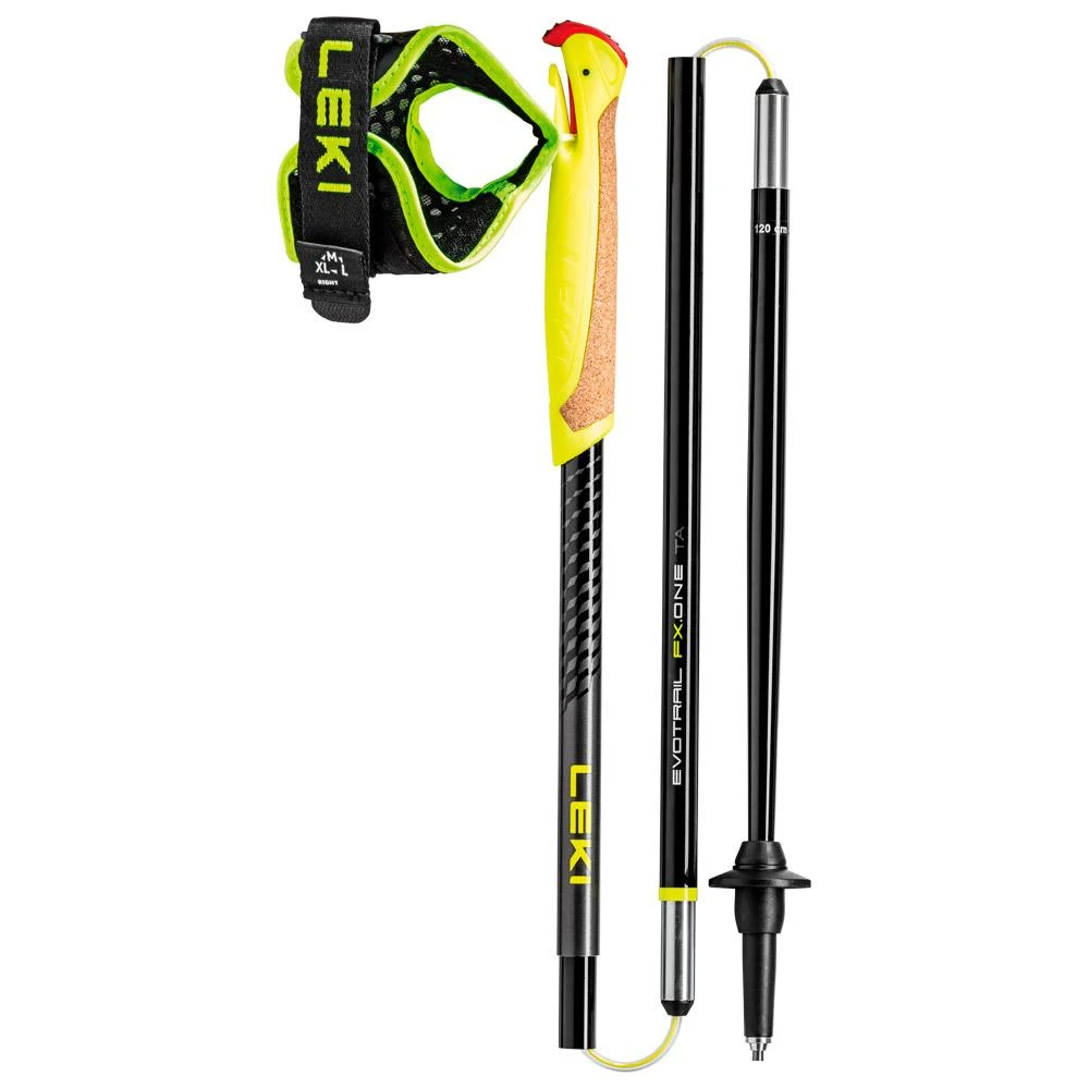 Leki Evotrail Fx.One Ta Black-Neonyellow-Dark Anthracite 2 Leki Evotrail Fx.One Ta Black-Neonyellow-Dark Anthracite - immagine 2