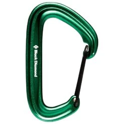 Moschettoni Black Diamond Litewire Carabiner Green