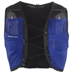 Gilet Da Trail Salomon Active Skin 8 Surf The Web Black