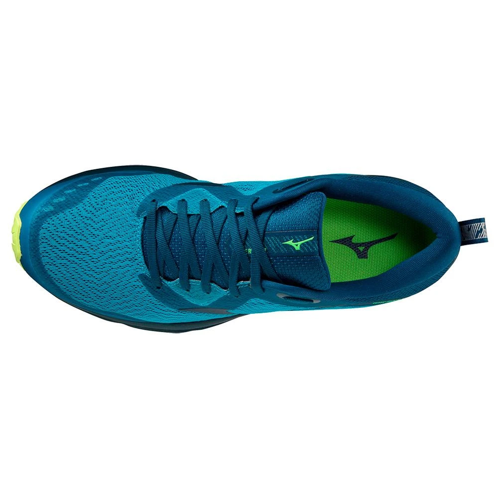 Scarpe Da Trail Mizuno Wave Rider TT Algiers Blue Gilbraltar Sea Neo Lime 4 Scarpe Da Trail Mizuno Wave Rider TT Algiers Blue Gilbraltar Sea Neo Lime - immagine 4