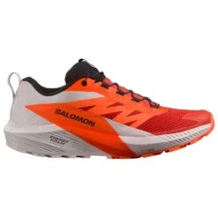 Scarpe Da Trail Salomon Sense Ride 5 Lunar Rock Shocking Orange Fiey