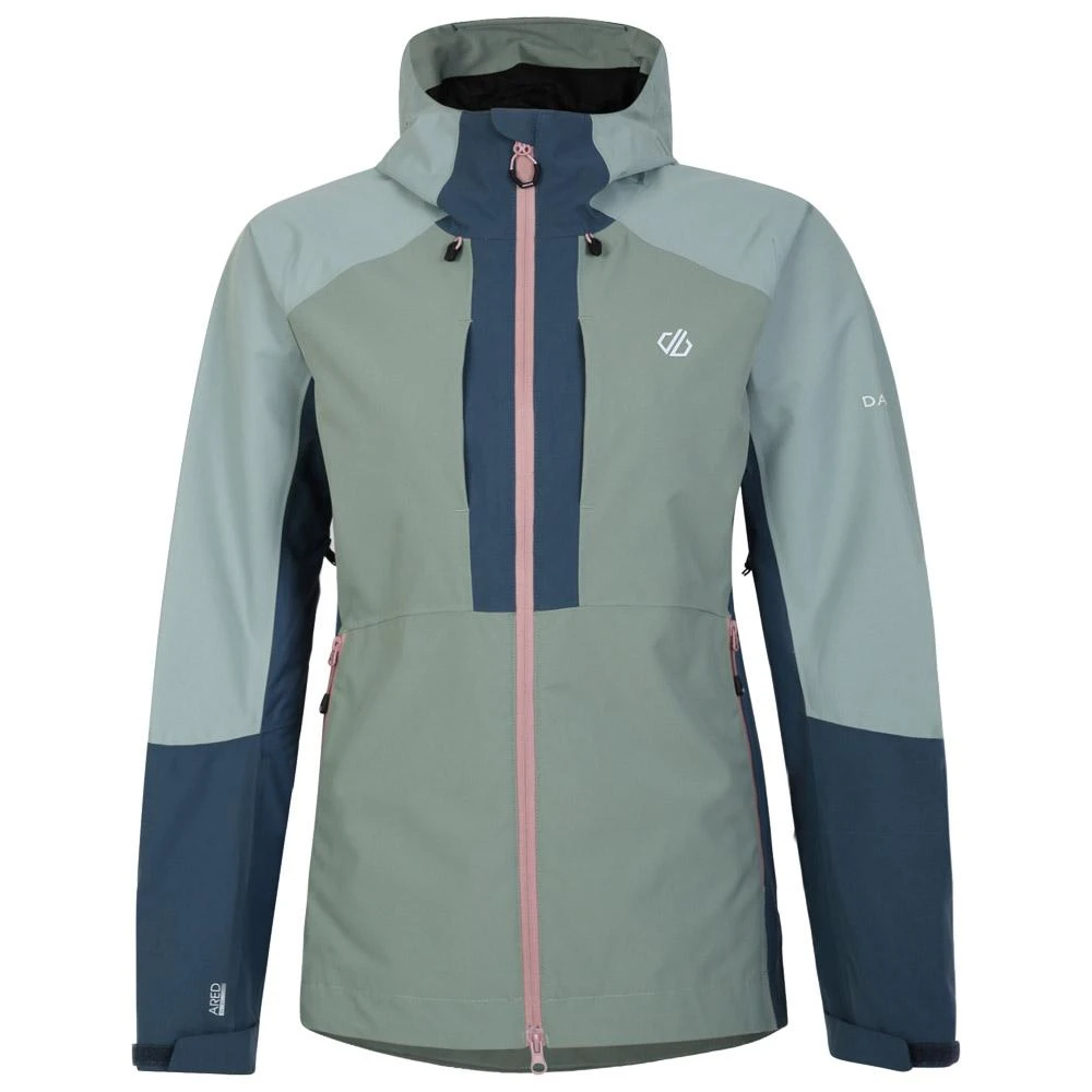 Giacca Da Trekking DARE2B Assuring Jacket Lilypad Green Orion Grey 3 Giacca Da Trekking DARE2B Assuring Jacket Lilypad Green Orion Grey - immagine 3