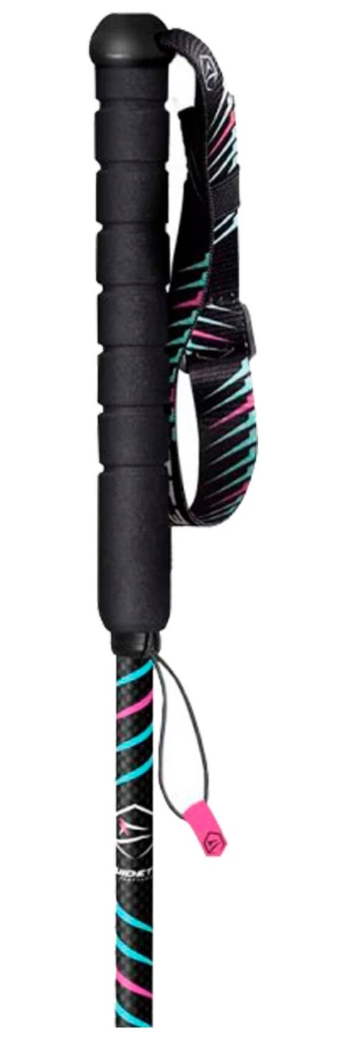 Bastoncini Guidetti Platinium Aero Carbone Pulse Noir Turquoise 2 Bastoncini Guidetti Platinium Aero Carbone Pulse Noir Turquoise - immagine 2