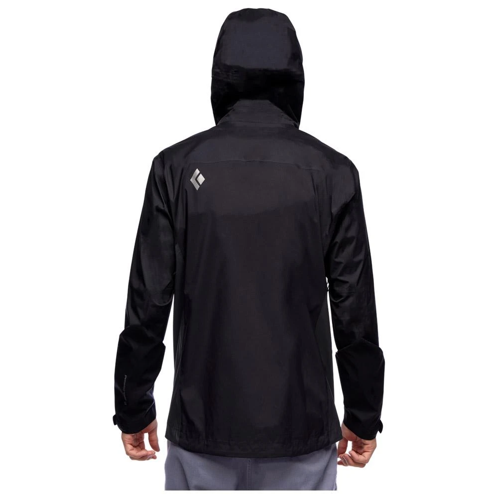Giacca Da Trekking Black Diamond M Stormline Stretch Rain Shell Black 3 Giacca Da Trekking Black Diamond M Stormline Stretch Rain Shell Black - immagine 3