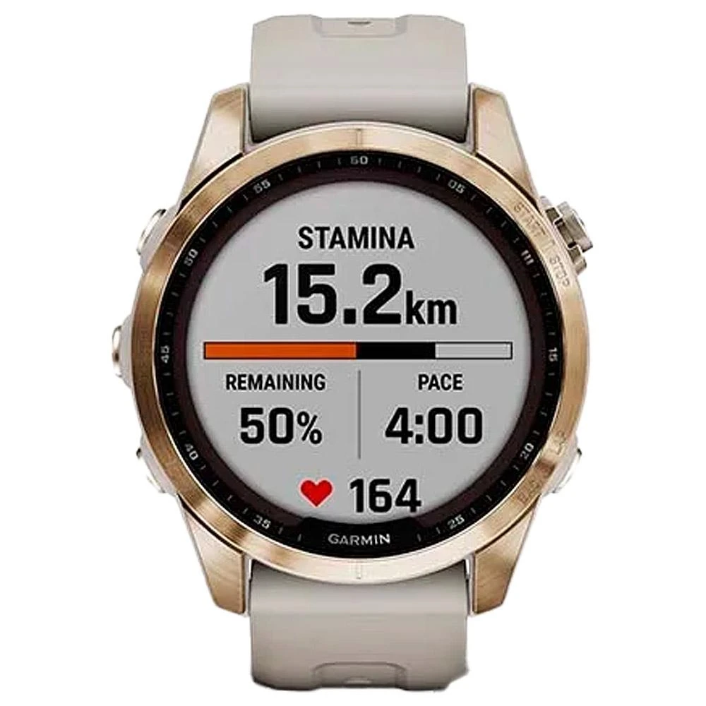 Orologi GPS Garmin Fenix 7S Sapphire Solar Edition Cream Light Gold Titan 6 Orologi GPS Garmin Fenix 7S Sapphire Solar Edition Cream Light Gold Titan - immagine 6