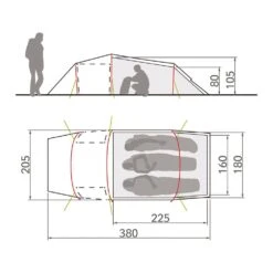 Tende Vaude Arco Xt 3P Mossy Green -Camp Sconto 4e74d43246479d5b4658d94120343c3850826730 E22VAUDBIV204278 VAUD0524372 901