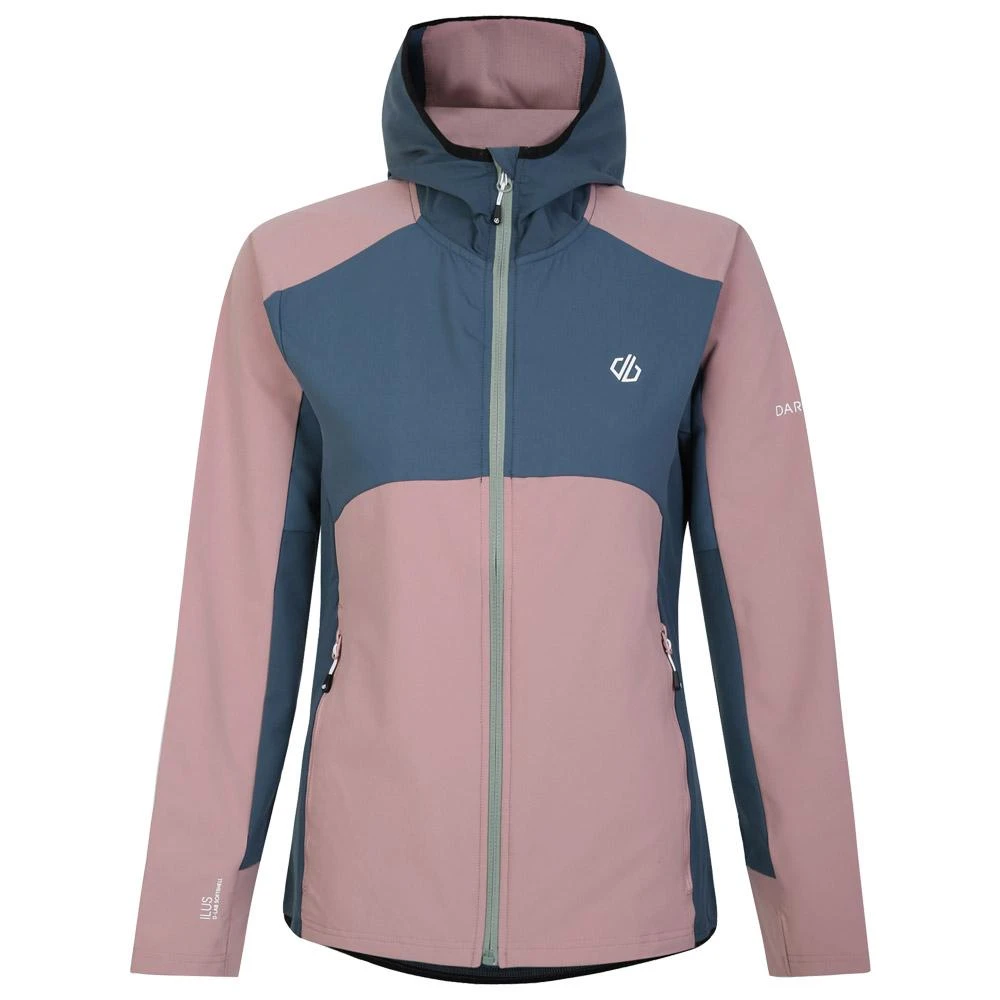 Giacca Da Trekking DARE2B Avidly Softshell Dusky Rose Orion Grey 3 Giacca Da Trekking DARE2B Avidly Softshell Dusky Rose Orion Grey - immagine 3