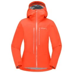 Giacca Da Alpinismo Norrona Falketind Gore-Tex Paclite W's Jkt Orange Alert