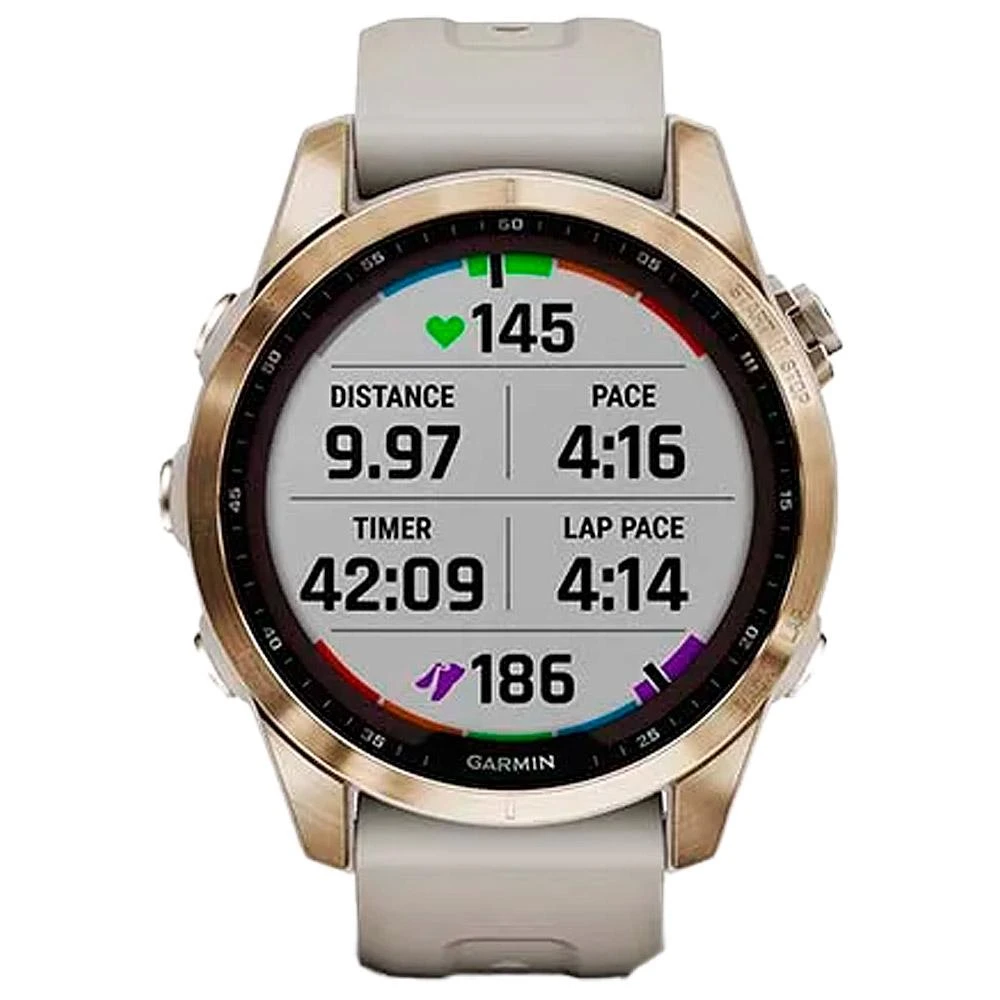 Orologi GPS Garmin Fenix 7S Sapphire Solar Edition Cream Light Gold Titan 3 Orologi GPS Garmin Fenix 7S Sapphire Solar Edition Cream Light Gold Titan - immagine 3