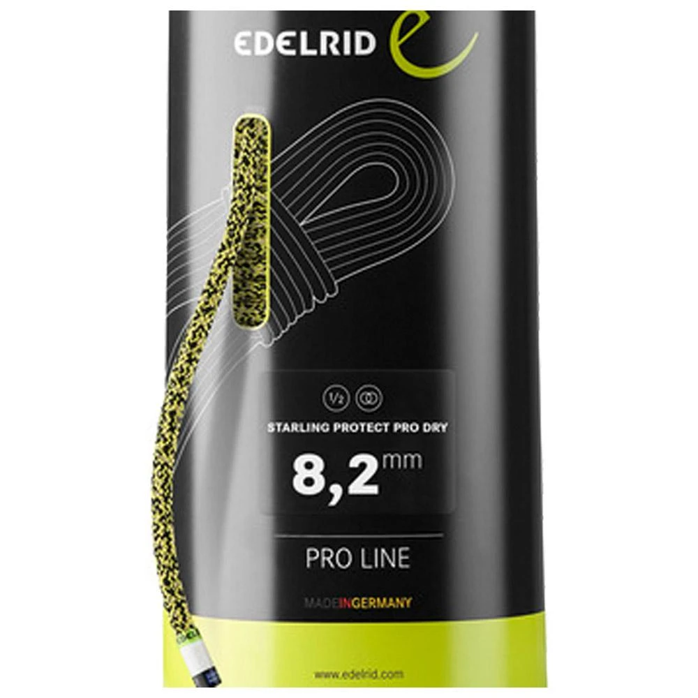 Corde Edelrid Starling Protect Pro Dry 8.2mm Yellow Night 2 Corde Edelrid Starling Protect Pro Dry 8.2mm Yellow Night - immagine 2