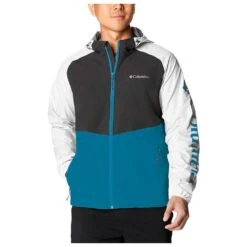 Giacca Da Trekking Columbia M's Panther Creek Jacket Deep Marine, Shark, Nimbus Grey
