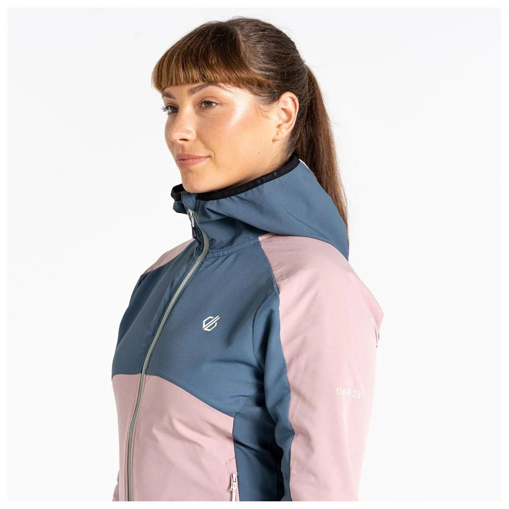 Giacca Da Trekking DARE2B Avidly Softshell Dusky Rose Orion Grey 7 Giacca Da Trekking DARE2B Avidly Softshell Dusky Rose Orion Grey - immagine 7