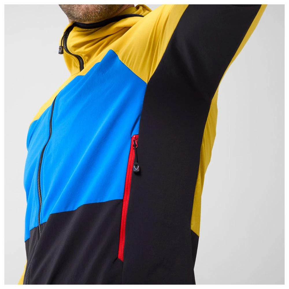 Giacca Da Alpinismo Millet Trilogy Cordura Hoodie Black Mustard 3 Giacca Da Alpinismo Millet Trilogy Cordura Hoodie Black Mustard - immagine 3