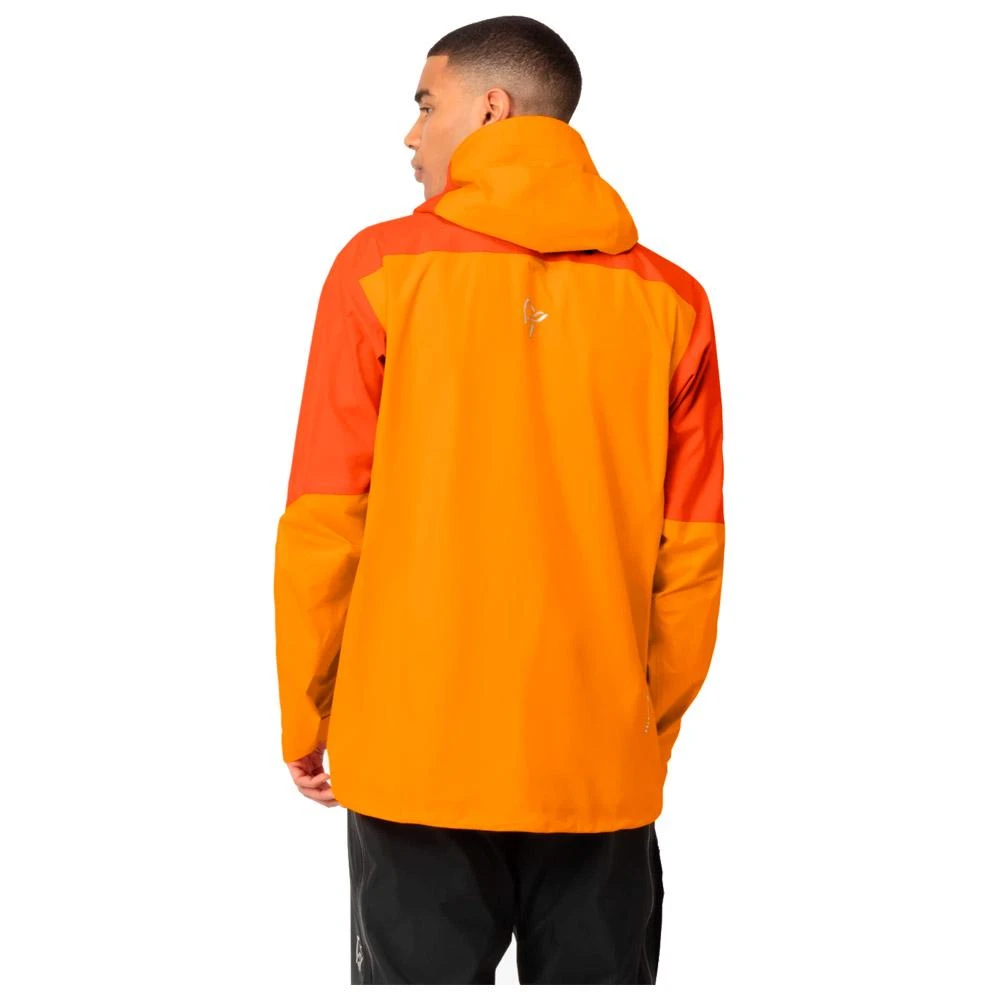 Giacca Da Trekking Norrona Falketind Gore-Tex Paclite Jkt M's Adrenalin Orange 6 Giacca Da Trekking Norrona Falketind Gore-Tex Paclite Jkt M's Adrenalin Orange - immagine 6