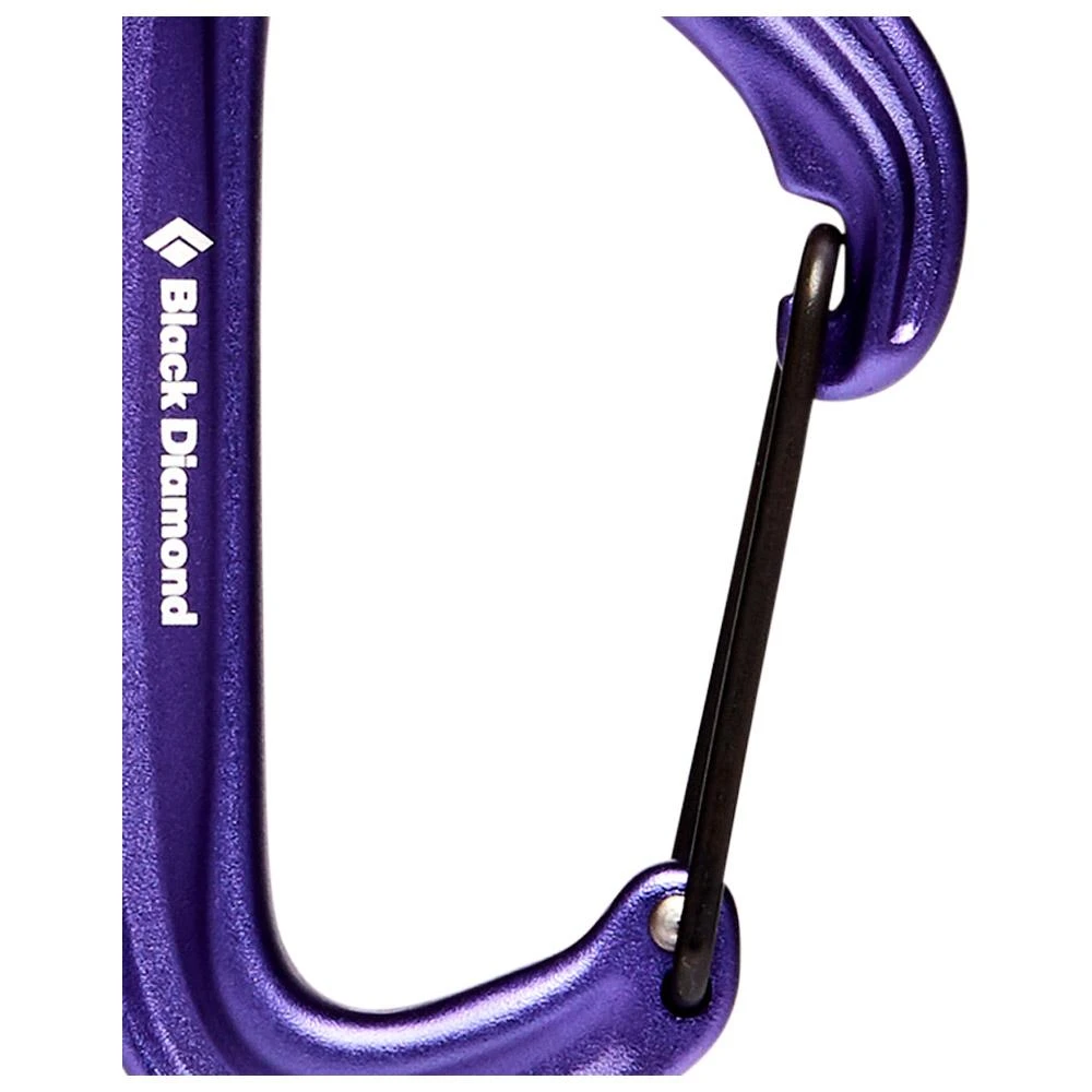 Moschettoni Black Diamond Litewire Carabiner Purple 2 Moschettoni Black Diamond Litewire Carabiner Purple - immagine 2