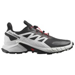 Scarpe Da Trail Salomon Supercross 4 Black White Fiery Red