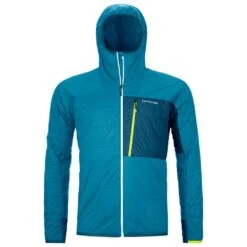 Giacca Da Trekking Ortovox Swisswool Piz Duan Jacket M Mountain Blue