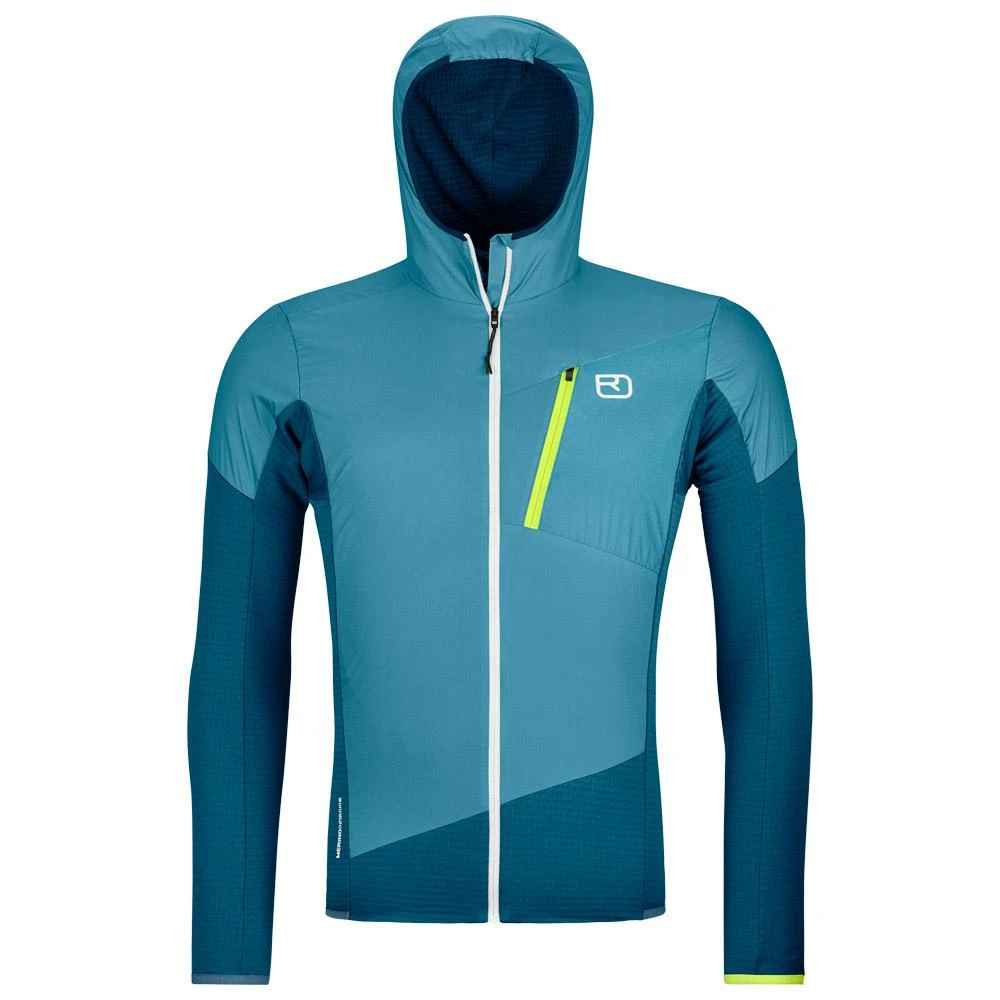 Giacca Da Trekking Ortovox Ladiz Hybrid Jacket M Petrol Blue 1 Giacca Da Trekking Ortovox Ladiz Hybrid Jacket M Petrol Blue
