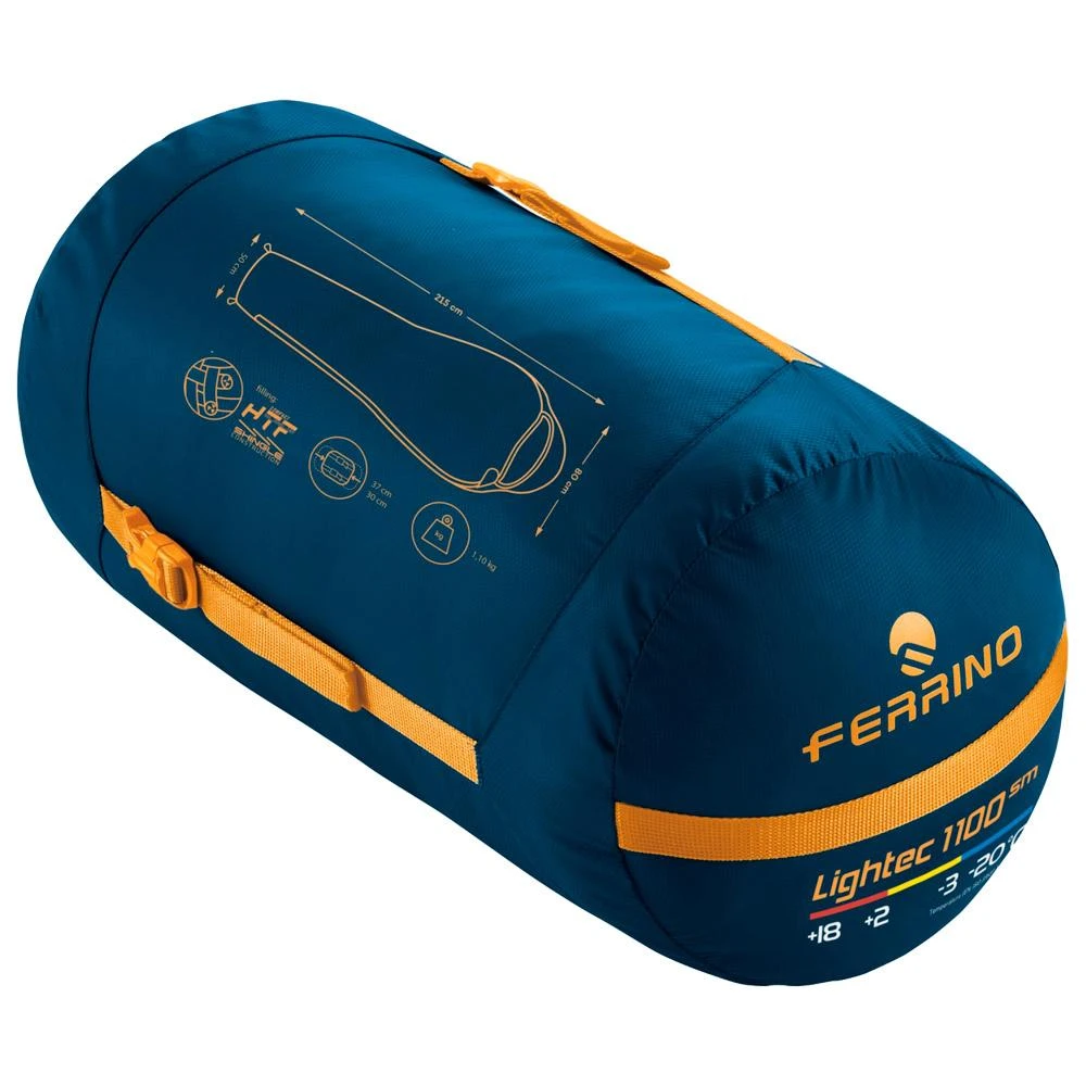 Sacchi A Pelo Ferrino Lightec Sm 1100 Blue Blue 2 Sacchi A Pelo Ferrino Lightec Sm 1100 Blue Blue - immagine 2