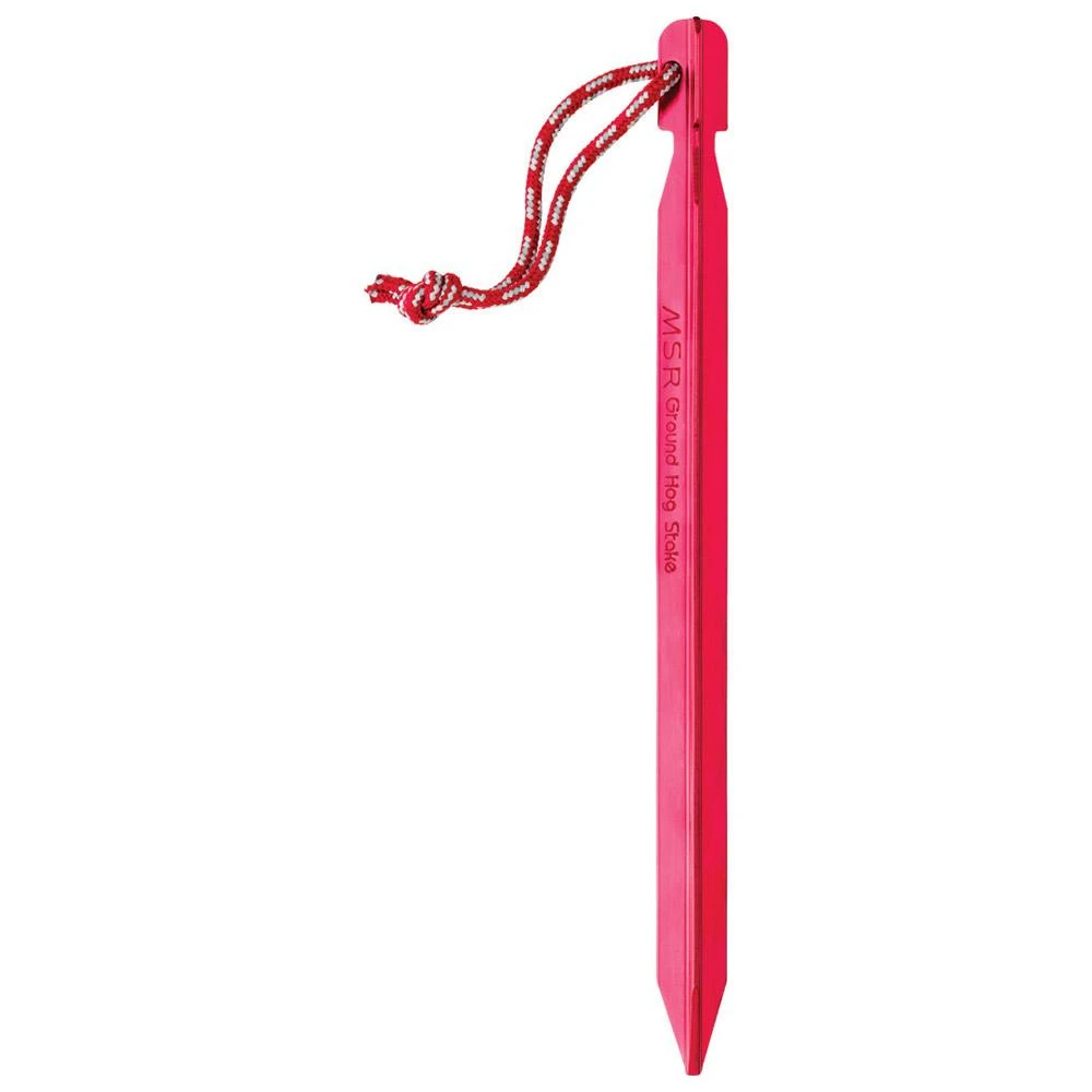 Picchetti Per Tende Msr Gear Groundhog Stake Kit X6 Red 1 Picchetti Per Tende Msr Gear Groundhog Stake Kit X6 Red