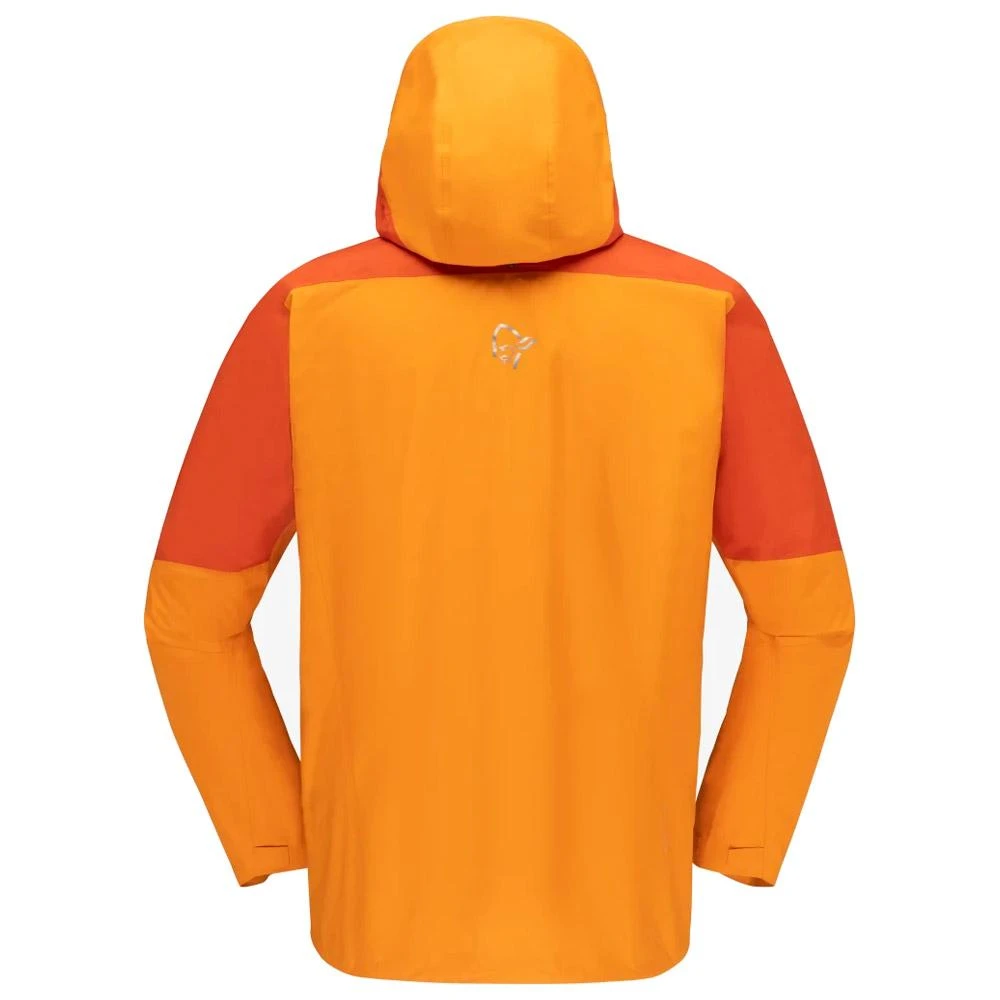 Giacca Da Trekking Norrona Falketind Gore-Tex Paclite Jkt M's Adrenalin Orange 3 Giacca Da Trekking Norrona Falketind Gore-Tex Paclite Jkt M's Adrenalin Orange - immagine 3