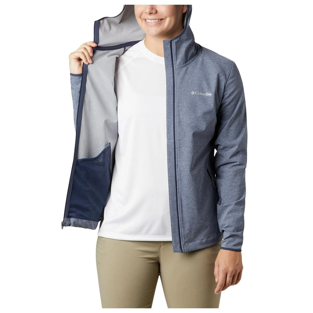 Giacca Da Trekking Columbia W's Heather Canyon Softshell Jacket Nocturnal Heather 3 Giacca Da Trekking Columbia W's Heather Canyon Softshell Jacket Nocturnal Heather - immagine 3
