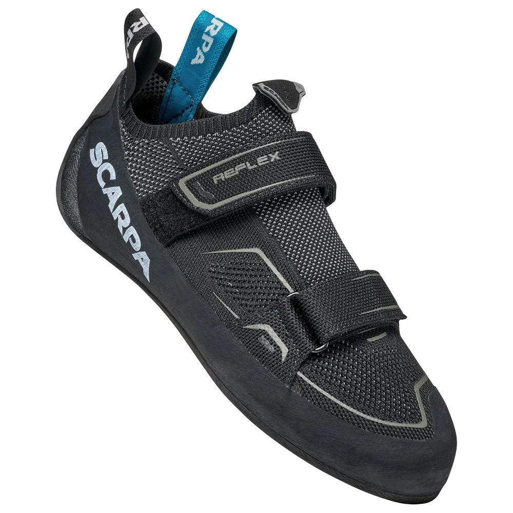 Scarpette Arrampicata Scarpa Reflex V Black Gray 1 Scarpette Arrampicata Scarpa Reflex V Black Gray