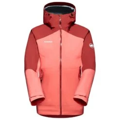 Giacca Da Trekking Mammut Convey Tour HS Hooded Jkt W Salmon Terracotta