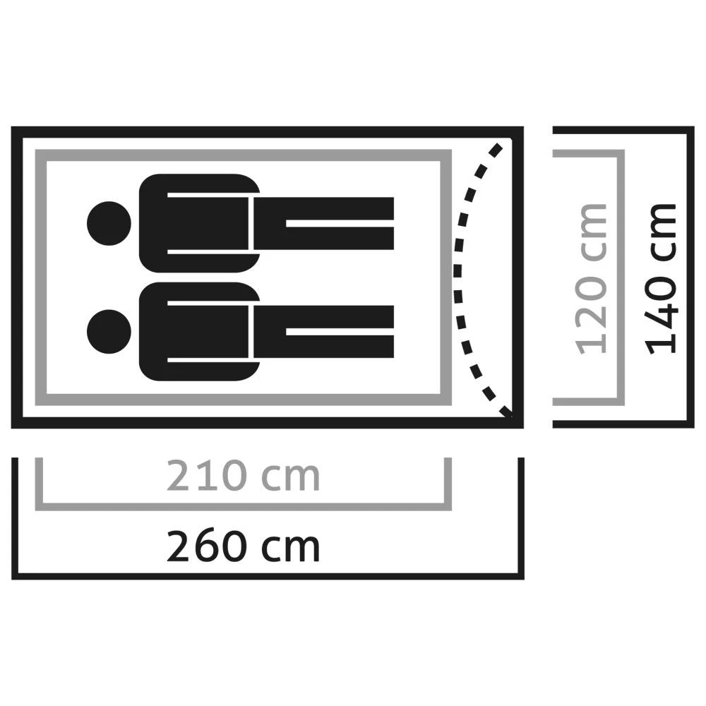 Tende Salewa Litetrek II Lightgrey Cactus 12 Tende Salewa Litetrek II Lightgrey Cactus - immagine 12