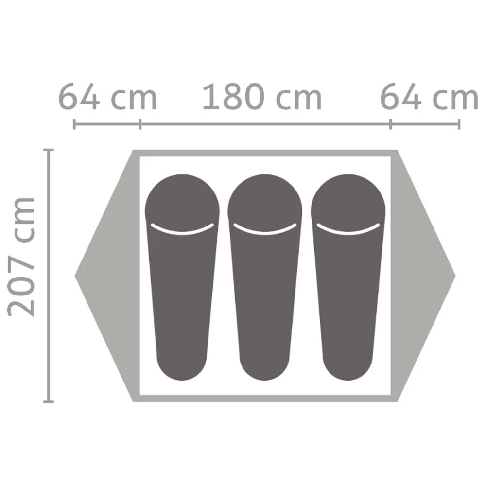 Tende Salewa Latitude III Cactus Grey 2 Tende Salewa Latitude III Cactus Grey - immagine 2