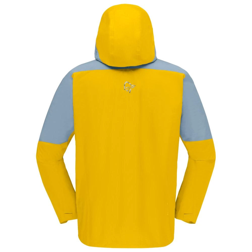 Giacca Da Trekking Norrona Falketind Gore-Tex Paclite Jkt M's Sulphur-Blue Fog 2 Giacca Da Trekking Norrona Falketind Gore-Tex Paclite Jkt M's Sulphur-Blue Fog - immagine 2