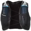 Gilet Da Trail Salomon Active Skin 4 With Flask Black Black