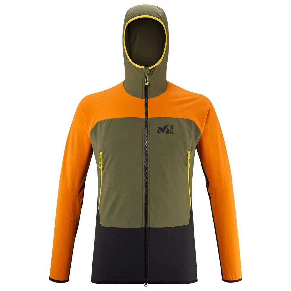 Giacca Da Trekking Millet Fusion XCS Hoodie Ivy Maracuja 1 Giacca Da Trekking Millet Fusion XCS Hoodie Ivy Maracuja
