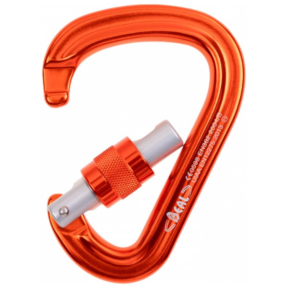 Moschettoni Beal Be Safe Screw Orange 2 Moschettoni Beal Be Safe Screw Orange - immagine 2